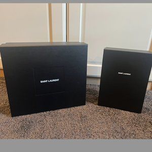 Saint Laurent | 2 Large Black Saint Laurent Gift Boxes